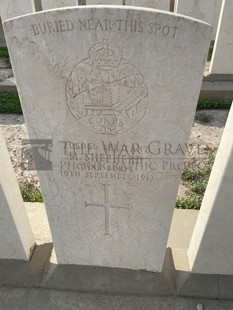 BAGHDAD (NORTH GATE) WAR CEMETERY - SHEPHERD, M